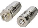 HARTING M12 Push-In L-Code Connectors