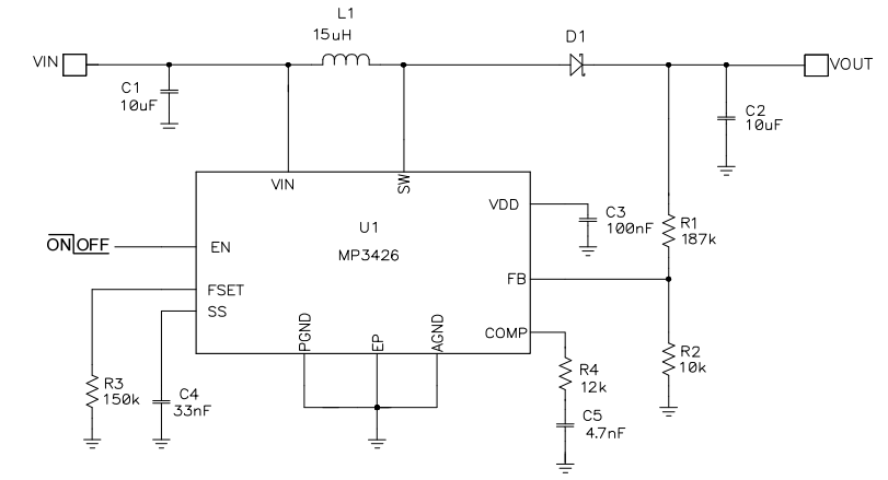 Monolithic Power Systems (MPS) MP3426 Voltage Regulators
