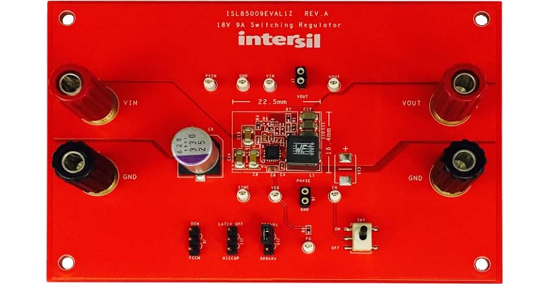 Renesas Electronics ISL85009EVAL1Z Evaluation Board