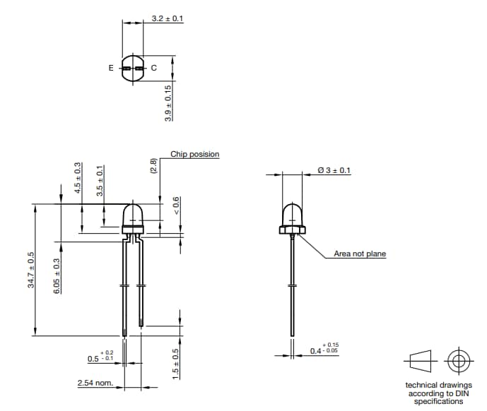 Vishay Semiconductors VSLB4940 High-Speed Infrared Emitting Diode