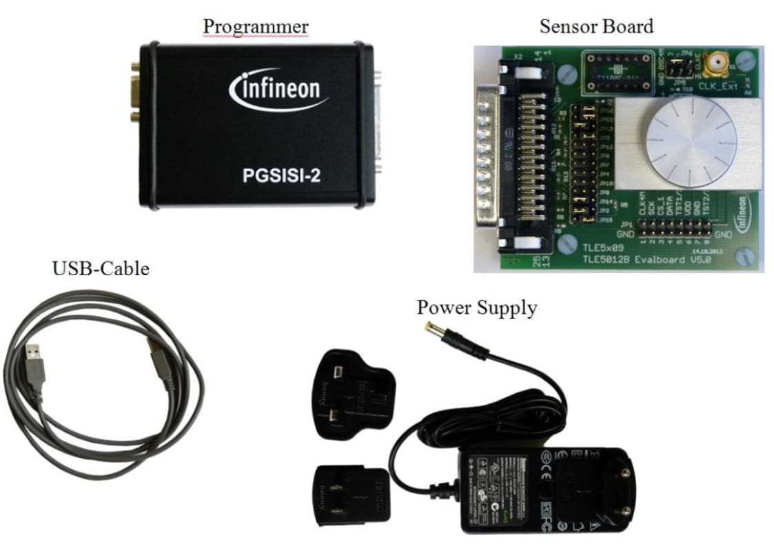 Infineon Technologies TLE5009EVALKITTO Evaluation Kit