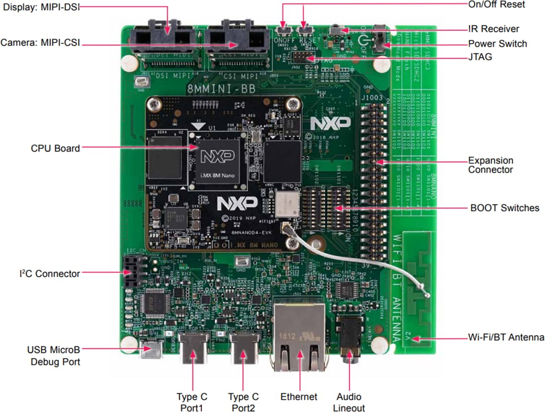 NXP Semiconductors i.MX 8M Nano Evaluation Kit (8MNANOD4-EVK)