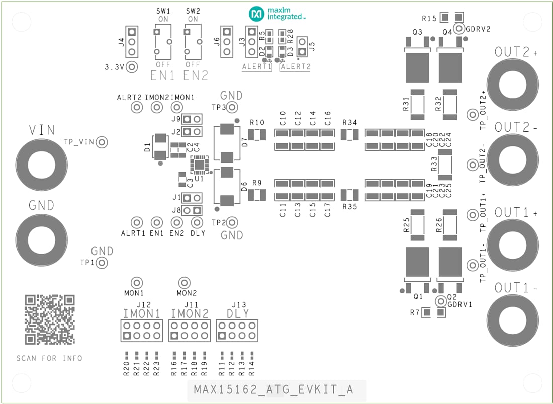 Chart - Analog Devices Inc. MAX15162TAEVKIT/MAX15162TLEVKIT Evaluation Kit