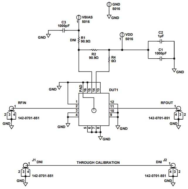 Analog Devices Inc. Evaluation Board for the ADL8104
