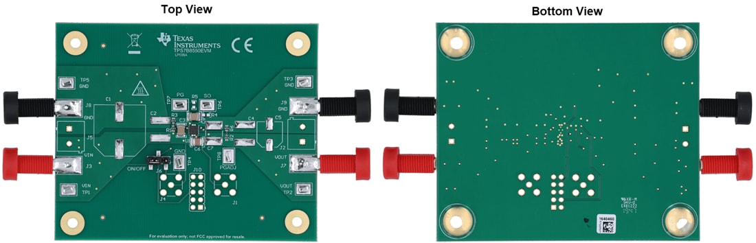 Mechanical Drawing - Texas Instruments TPS7B8550EVM Linear Regulator Evaluation Module