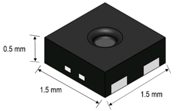 Mechanical Drawing - Sensirion SHT4x Digital Humidity & Temperature Sensors