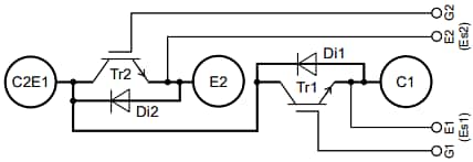 Application Circuit Diagram - Mitsubishi Electric S/S-1 Industrial IGBT Modules