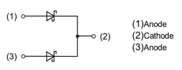 Application Circuit Diagram - ROHM Semiconductor RBR40NSx0AFH Automotive Schottky Barrier Diodes