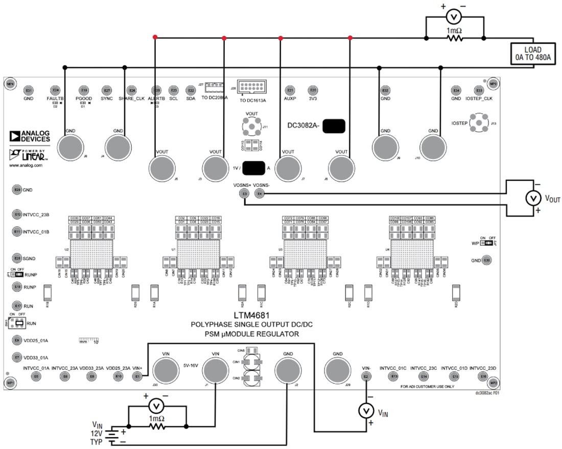 Mechanical Drawing - Analog Devices Inc. DC3082A-C Demo Circuit for LTM4681