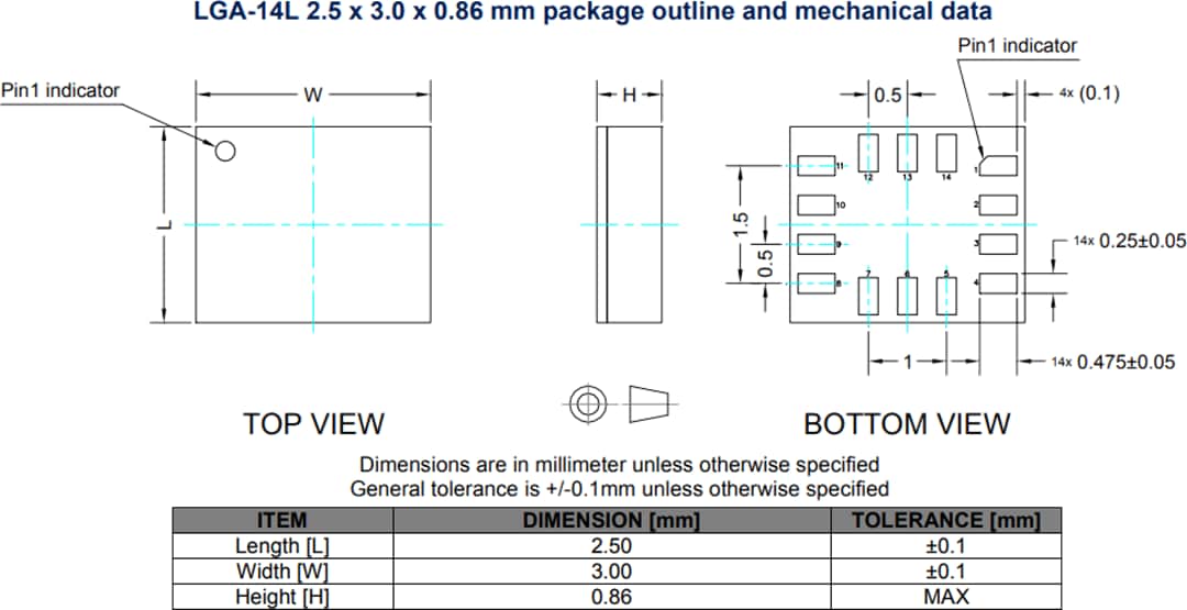 STMicroelectronics LSM6DSO32XTR iNEMO Inertial Module
