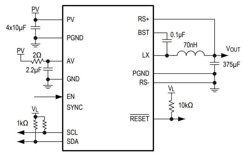 Analog Devices / Maxim Integrated MAX20011G Automotive Step-Down Converter