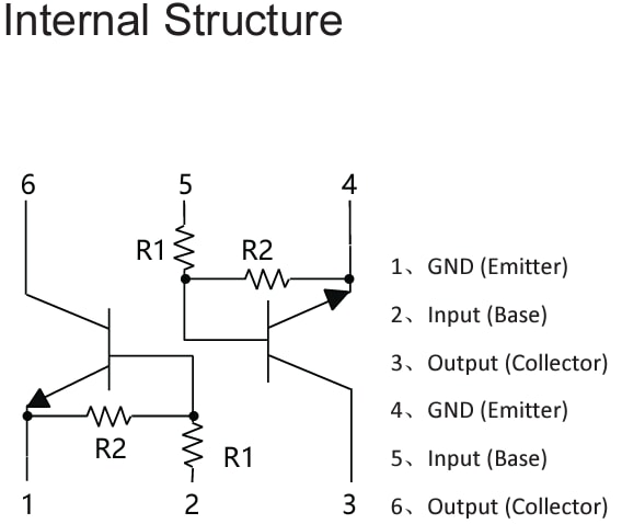 Micro Commercial Components (MCC) UMH9NHE3 Dual NPN Digital Transistor
