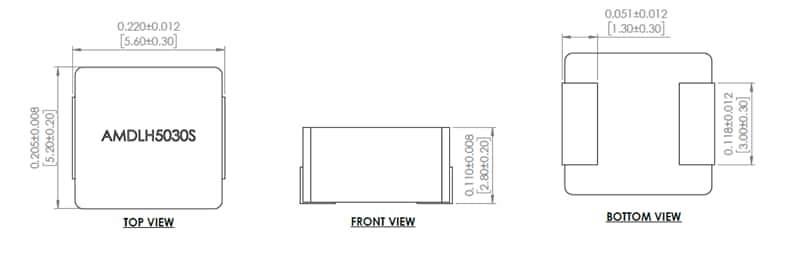 Chart - Abracon AMDLH 5030 Metal Alloy Molded Inductors