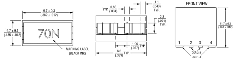 Chart - Bourns TLVR1005T TLVR Inductors