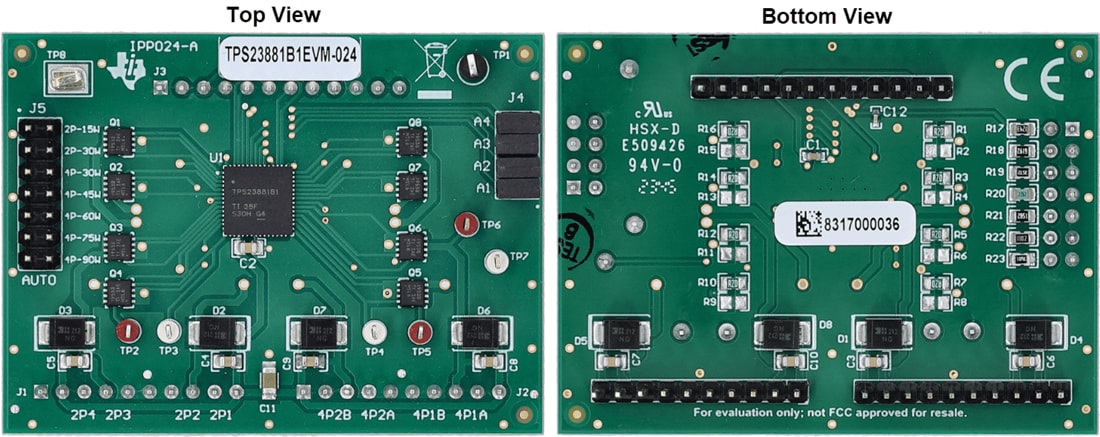 Mechanical Drawing - Texas Instruments TPS23881B1EVM-024 Daughter Card