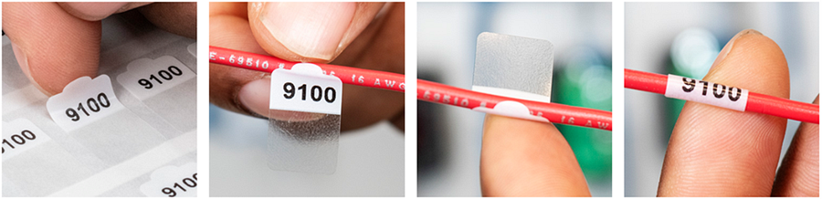 Infographic - HellermannTyton TabTag™ Self-Laminating Labels