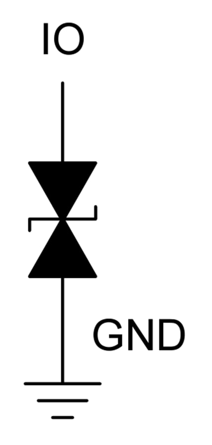 Block Diagram - Texas Instruments TSM36CA 36V Bidirectional TVS Protection Diode