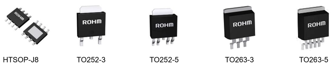 Mechanical Drawing - ROHM Semiconductor BD9xxN5-C 45V Automotive Nano Cap™ LDO Regulators