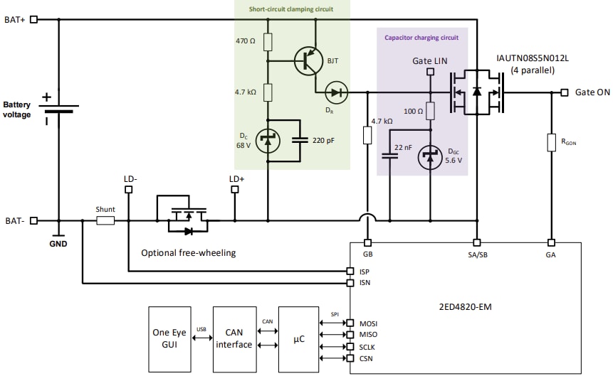 Schematic - Infineon Technologies DG_48V_SWITCH_KIT Evaluation Board